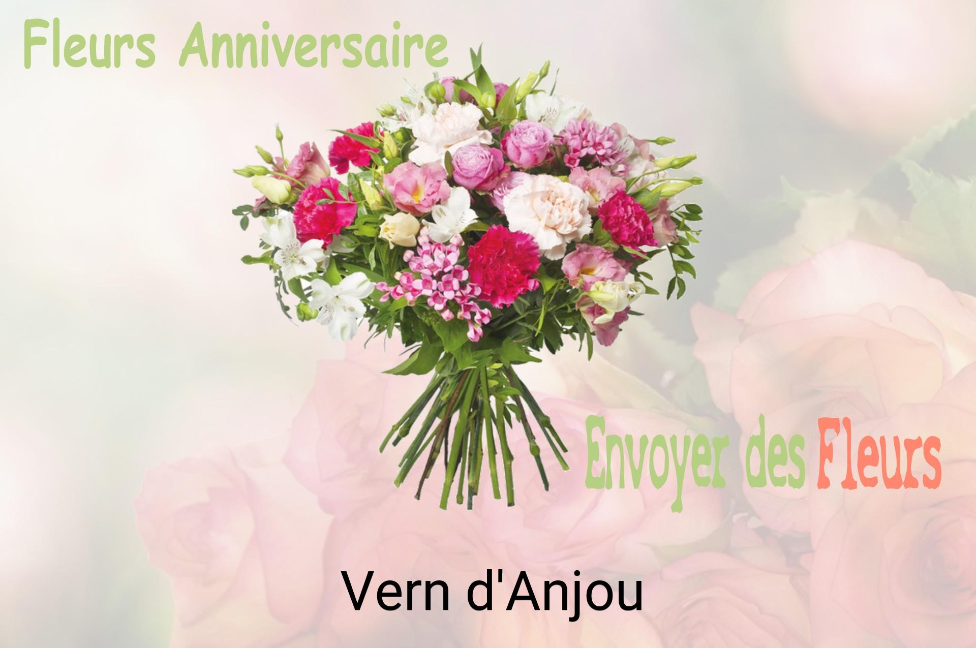 Bouquet de fleurs d’anniversaire livré à Vern-d'Anjou